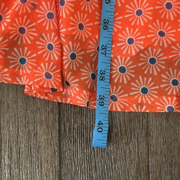 Torrid Mini Mesh Cami Shirred Bust Skater Dress Sunny Days Nasturtium - Picture 12 of 12